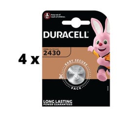 Baterijos DURACELL 2430, 1vnt x 4 vnt. pakuotė kaina ir informacija | Elementai | pigu.lt