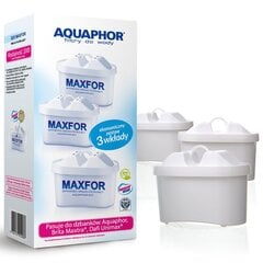 Aquaphor filtrai B100-25 Maxfor 3vnt kaina ir informacija | Aquaphor Buitinė technika ir elektronika | pigu.lt