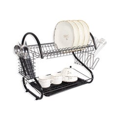 Dish drying rack 38 cm MR-1025-38 black Maestro цена и информация | Кухонная утварь | pigu.lt