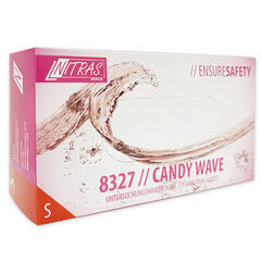 Нитры нитриловые перчатки Wave pink S (100 шт.) цена и информация | Первая помощь | pigu.lt