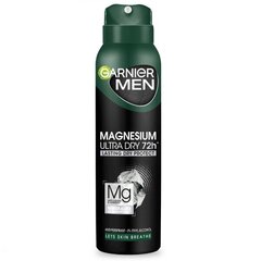 Мужской спрей-дезодорант Garnier Mineral MEN Magnesium UD, 150 мл цена и информация | Дезодоранты | pigu.lt