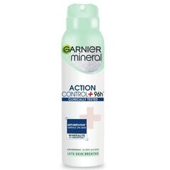 Purškiamas dezodorantas moterims Garnier MineralAction Control 96h, 150 ml kaina ir informacija | Dezodorantai | pigu.lt