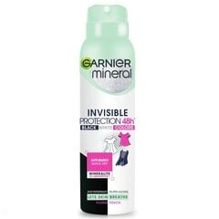 Purškiamas dezodorantas moterims Garnier Mineral Invisible Protection 48H Floral Touch, 150 ml kaina ir informacija | Dezodorantai | pigu.lt