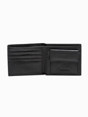 Didelė klasikinė odinė vyriška piniginė Ombre A588 juoda kaina ir informacija | Vyriškos piniginės, kortelių dėklai | pigu.lt