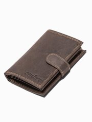 Vyriška odinė piniginė Ombre A091 ruda kaina ir informacija | Vyriškos piniginės, kortelių dėklai | pigu.lt