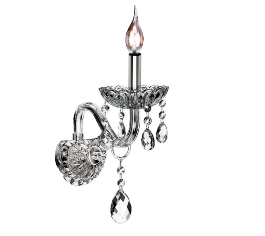 „Crystal Lamp Sconce 300755“ цена и информация | Sieniniai šviestuvai | pigu.lt