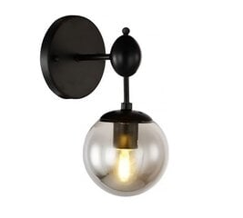 Sieninė lemputė juoda app750-1w stiklinė sieninė lemputė kaina ir informacija | Sieniniai šviestuvai | pigu.lt