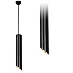 Pakabinama lubų lemputė modernus juodas auksas 20 cm App573-1CP цена и информация | Люстры | pigu.lt