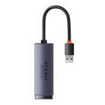 Сетевой адаптер Baseus Lite Series USB-RJ45, 1000 Мбит/с (серый)