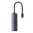 Baseus Lite Series USB-C to RJ45 network adapteris, 100Mbps (gray)