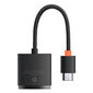 Baseus Lite Series HDMI to VGA adapteris, with audio (black) цена и информация | Adapteriai, USB šakotuvai | pigu.lt
