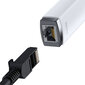 Baseus Lite Series USB-C to RJ45 network adapteris (white) kaina ir informacija | Adapteriai, USB šakotuvai | pigu.lt