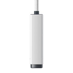 Сетевой адаптер Baseus Lite Series USB-C на RJ45 (белый) цена и информация | Адаптеры, USB-разветвители | pigu.lt