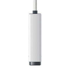 Baseus Lite Series USB-C to RJ45 network adapteris, 100Mbps (white) kaina ir informacija | Adapteriai, USB šakotuvai | pigu.lt