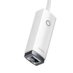 Baseus Lite Series USB to RJ45 network adapteris, 100Mbps (white) kaina ir informacija | Adapteriai, USB šakotuvai | pigu.lt