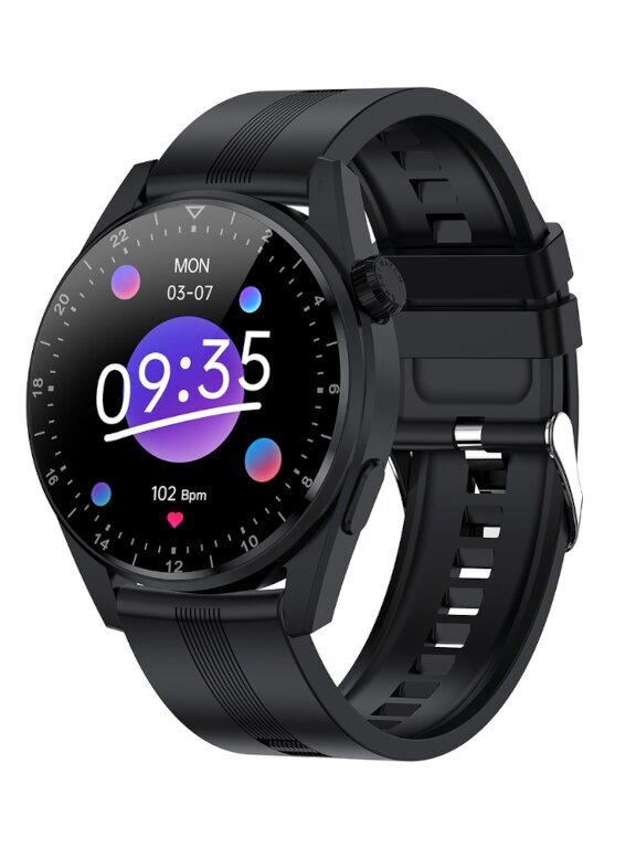 Rubicon RNCE78 Black + Black kaina ir informacija | Išmanieji laikrodžiai (smartwatch) | pigu.lt