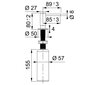 Įmontuojamas skysto muilo dozatorius Franke Atlas kaina ir informacija | Virtuvinių plautuvių ir maišytuvų priedai | pigu.lt