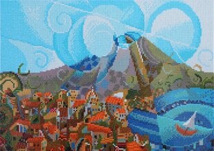 Deimantinė mozaika Mount Vesuvius, 37x52 kaina ir informacija | Deimantinės mozaikos | pigu.lt