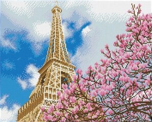 Deimantinė mozaika La Tour Eiffel, 40x50 kaina ir informacija | Deimantinės mozaikos | pigu.lt