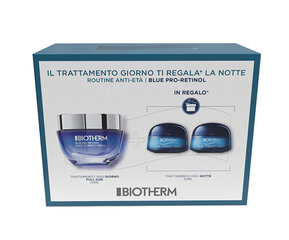 Подарочный набор для зрелой кожи Biotherm Blue Pro-Retinol: дневной крем, 50 мл + ночной крем, 2x15 мл цена и информация | Кремы для лица | pigu.lt