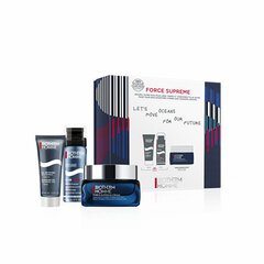 Vyrų odos priežiūros dovanų rinkinys Biotherm Homme Force Supreme: kremas, 50 ml + skutimosi putos, 50ml + prausiklis, 40 ml kaina ir informacija | Veido kremai | pigu.lt