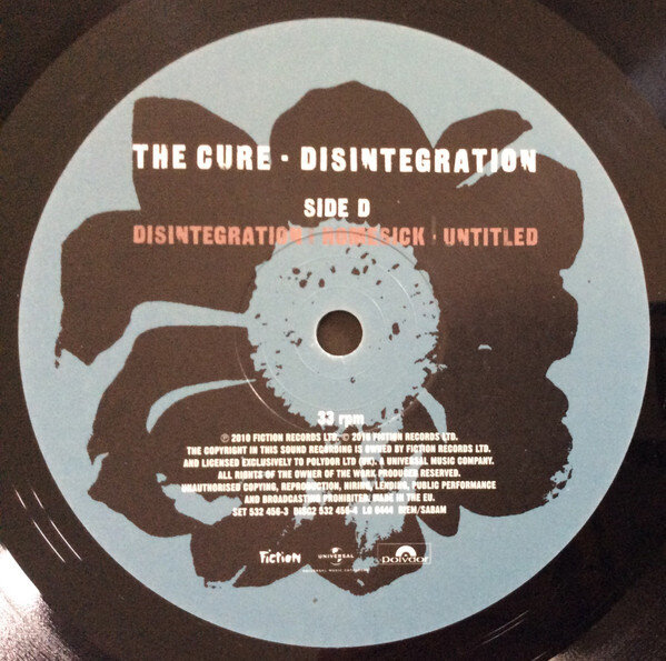 Vinilo plokštė The Cure „Disintegration“ kaina ir informacija | Vinilinės plokštelės, CD, DVD | pigu.lt