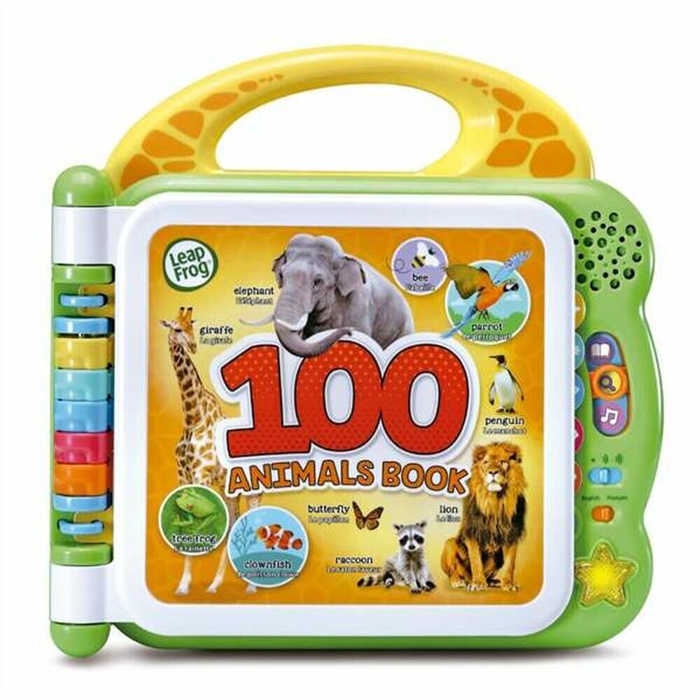 Edukacinis žaidimas Cefatoys 100 animals book. Learn vocabulary in Spanish and English kaina ir informacija | Stalo žaidimai, galvosūkiai | pigu.lt