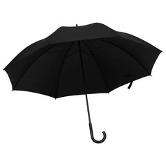 Skėtis, juodas, 130cm цена и информация | Женские зонты | pigu.lt