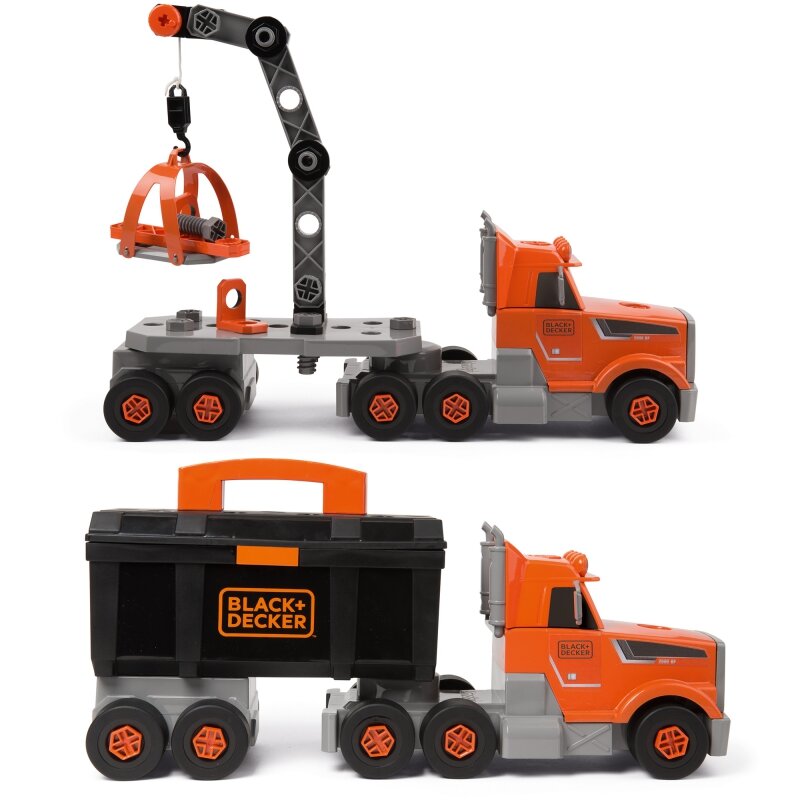 Didelis sunkvežimis su įrankių dėže, 3in1 kaina ir informacija | Žaislai berniukams | pigu.lt