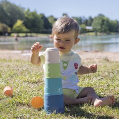 Биопластиковая башня Smoby Little Green, 6 шт. цена и информация | Развивающие игрушки | pigu.lt