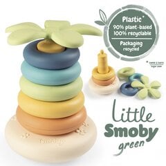 Piramidė iš bioplastiko Smoby Little Green, 6 el. kaina ir informacija | Lavinamieji žaislai | pigu.lt