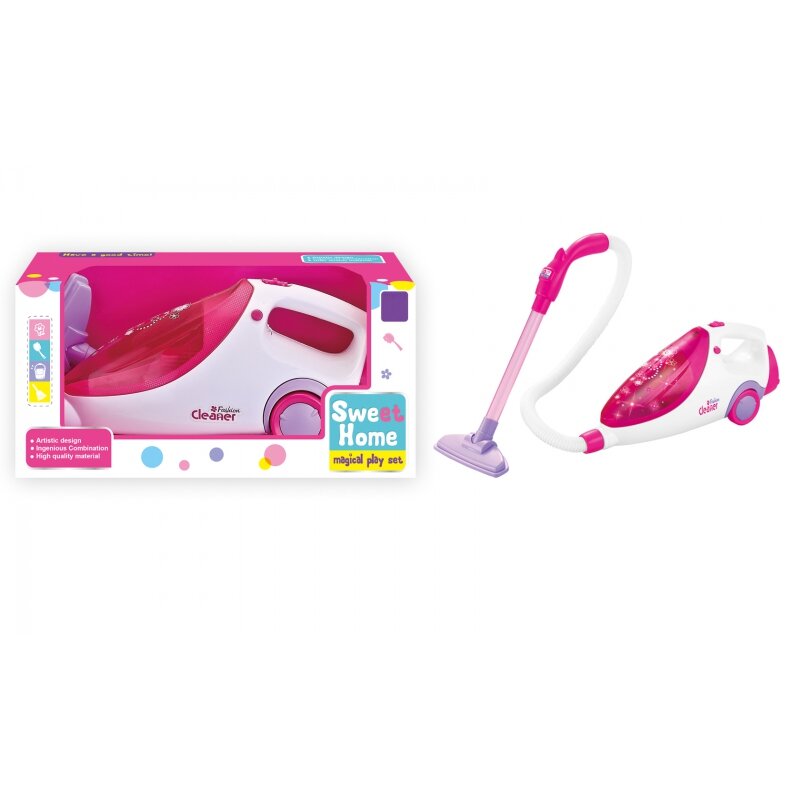 Žaislinis dulkių siurblys, rožinis kaina ir informacija | Žaislai mergaitėms | pigu.lt