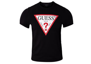 Мужская футболка Guess MBRI25*JBLK, черная цена и информация | Мужские футболки | pigu.lt