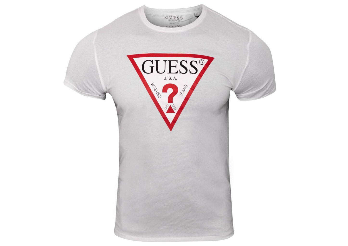 Marškinėliai vyrams Guess, pilki kaina ir informacija | Vyriški marškinėliai | pigu.lt