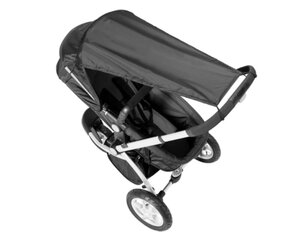 La bebe™ Visor Art.142532 Silver Универсальный козырек на коляску. Универсальная защита от солнца +ПОДАРОК сумочка для хранения цена и информация | Аксессуары для колясок | pigu.lt