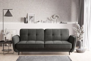 Sofa NORE Bellis, tamsiai pilka kaina ir informacija | Sofos | pigu.lt