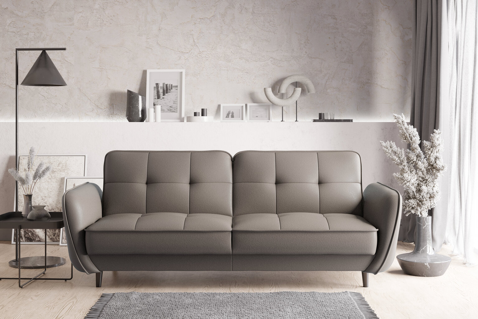 Sofa NORE Bellis, ruda цена и информация | Sofos | pigu.lt