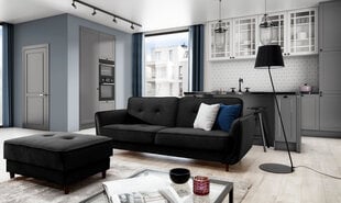 Sofa NORE Bellis, juoda kaina ir informacija | Sofos | pigu.lt