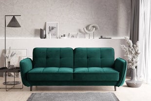 Sofa NORE Bellis, tamsiai žalia kaina ir informacija | Sofos | pigu.lt
