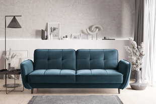 Sofa NORE Bellis, tamsiai mėlyna kaina ir informacija | Sofos | pigu.lt