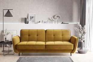 Sofa NORE Bellis, geltona kaina ir informacija | Sofos | pigu.lt