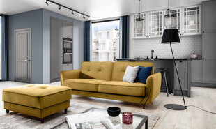 Sofa NORE Bellis, geltona kaina ir informacija | Sofos | pigu.lt