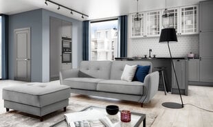 Sofa NORE Bellis, šviesiai pilka kaina ir informacija | Sofos | pigu.lt