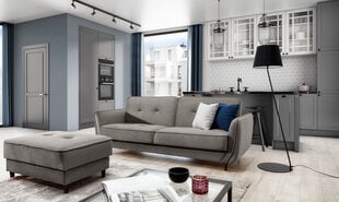 Sofa NORE Bellis, šviesiai pilka kaina ir informacija | Sofos | pigu.lt