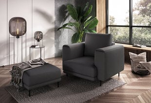 Кресло NORE Dalia, темно-серый цвет цена и информация | Кресла в гостиную | pigu.lt