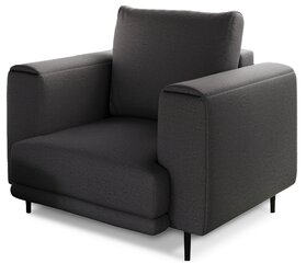Fotelis NORE Dalia, tamsiai pilkas kaina ir informacija | Svetainės foteliai | pigu.lt