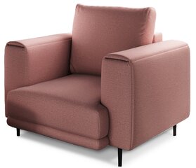 Fotelis NORE Dalia, tamsiai rudas kaina ir informacija | Svetainės foteliai | pigu.lt