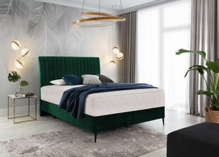 Кровать NORE Blanca, 140x200 см, темно-зеленый цвет цена и информация | Кровати | pigu.lt