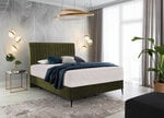 Кровать NORE Blanca, 140x200 см, темно-зеленый цвет
