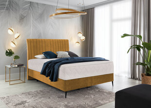 Кровать NORE Blanca, 160x200 см, желтый цвет цена и информация | Кровати | pigu.lt